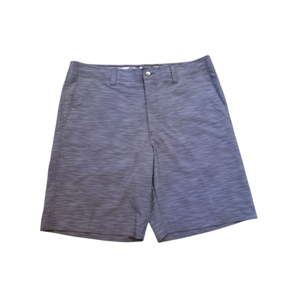 Men's Callaway Blue Gray Flat Front Shorts Waist 36